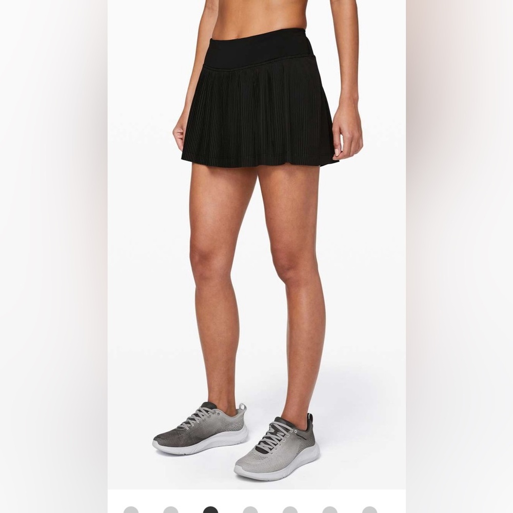 lululemon athletica Black Pleated Athletic Skirt